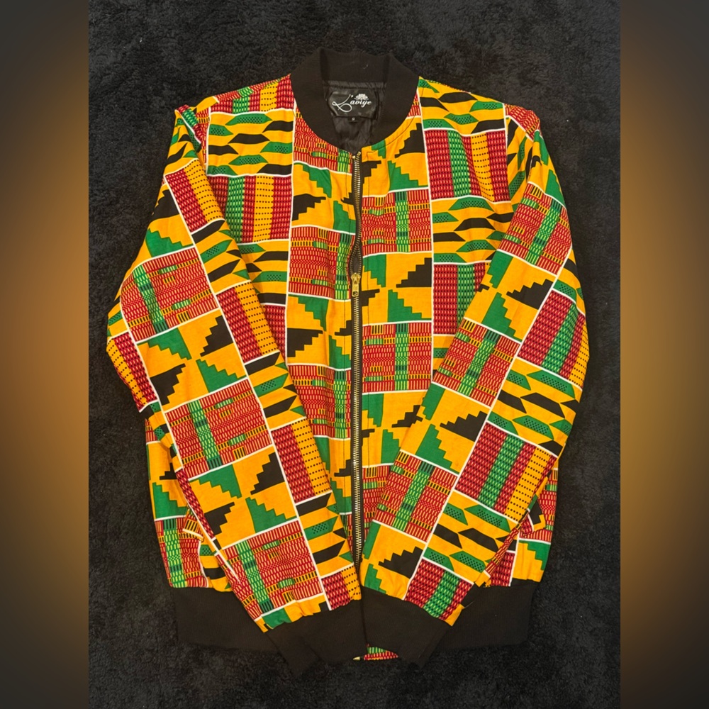 Colorful Geometric Pattern Jacket